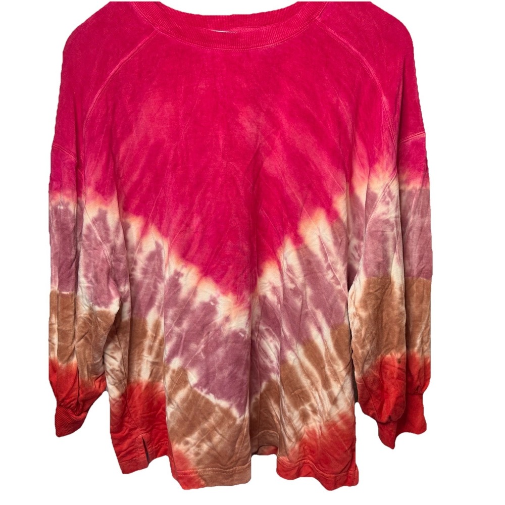 Rachel Zoe Women's Ombre Tie-die Med. Coral Hotpink Lavender